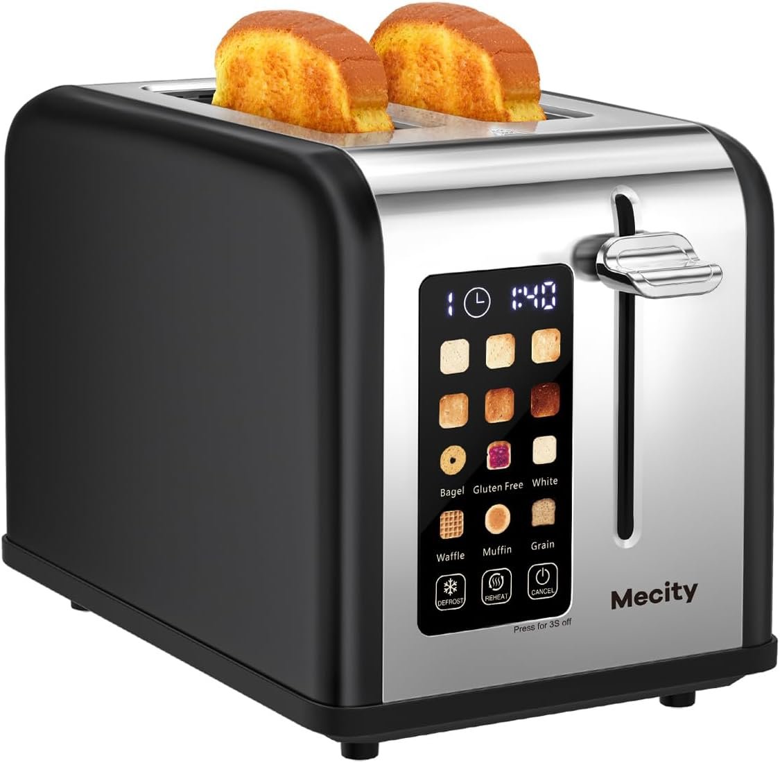Mecity 2 Slice Touch Screen Toaster