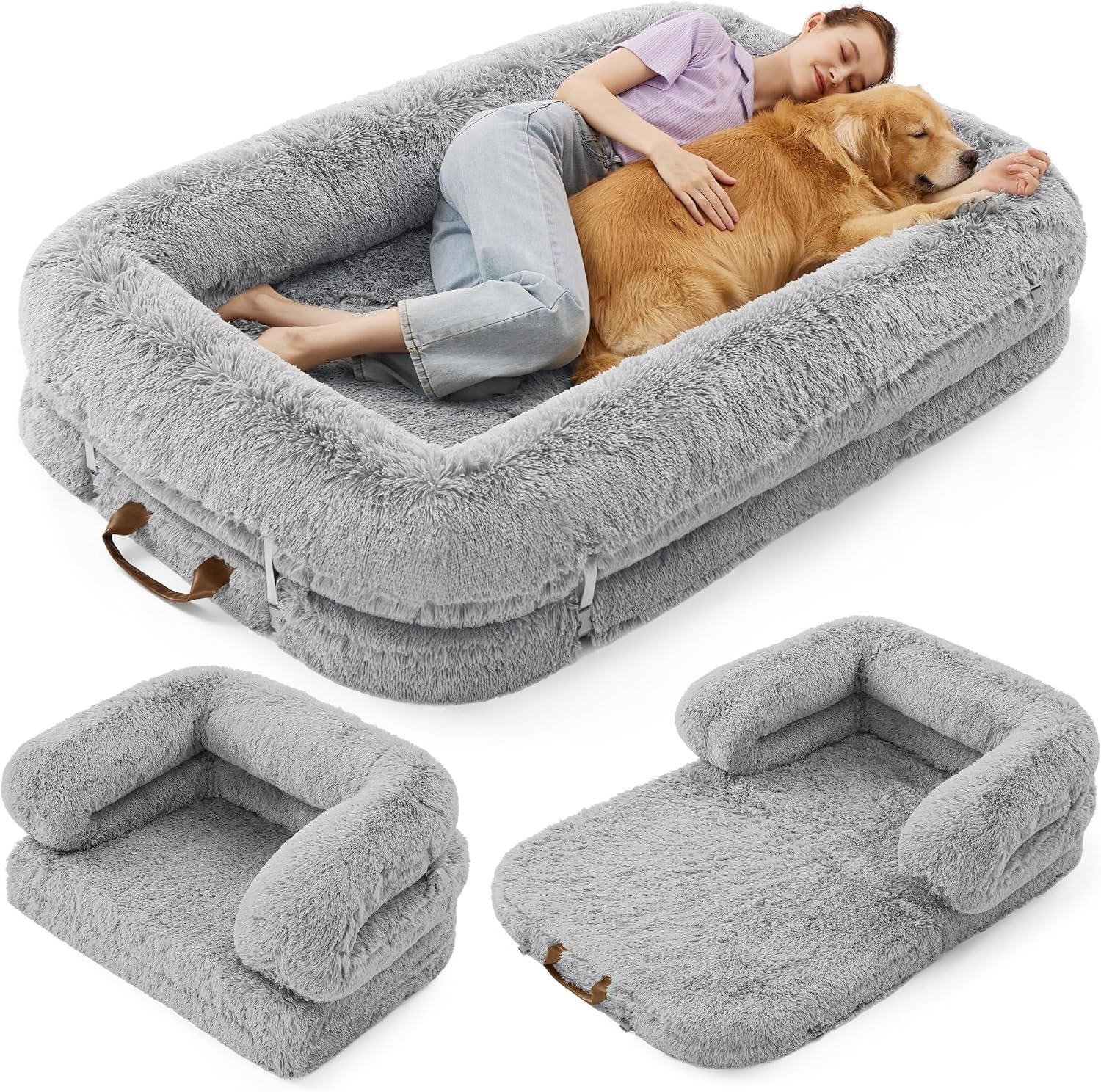 LE SURE Foldable Human Dog Bed