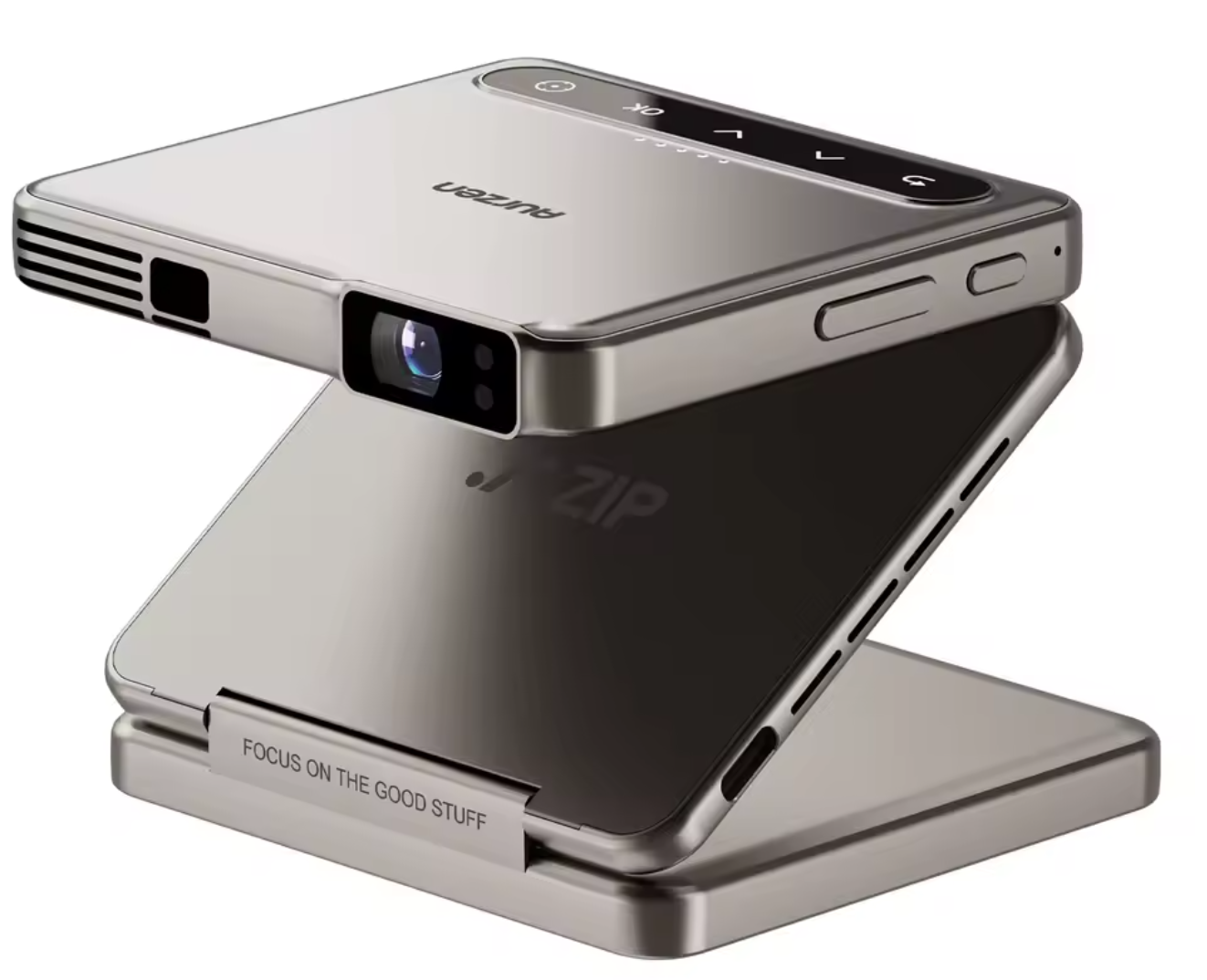 Yinzam ZIP Gold Tri-Fold Portable DLP Mini Pocket Projector