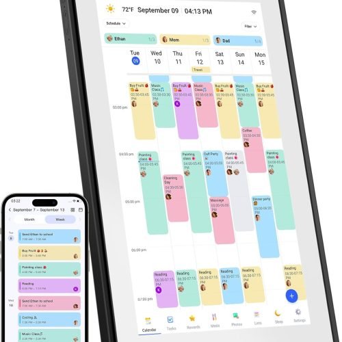 Canupdog 15.6 Inch Digital Calendar Wall Planner 2025-2026