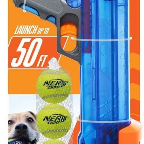 Nerf Dog Tennis Ball Blaster Dog Toy Gift Set