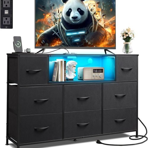 WLIVE Black TV Stand