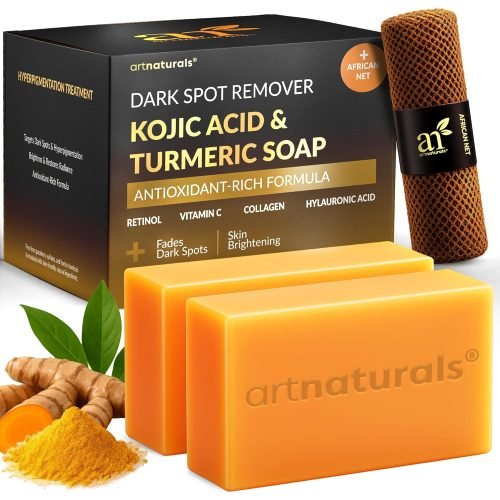 Kojic Acid Soap + African Net Sponge