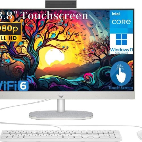 HP 24 Touchscreen All-in-One Desktop Computer