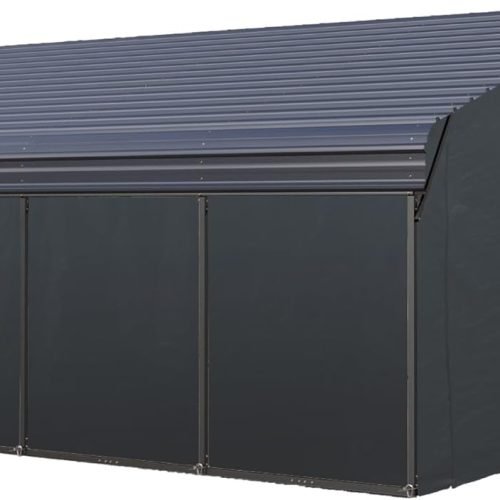 GREEN PARTY 20 x 20 ft Metal Carport Kits