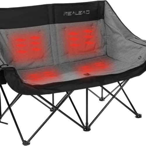 REALEAD Heated Double Camping Chair