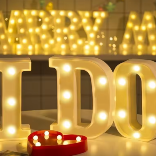 26 English Letter Led Light