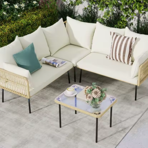 4 Piece Patio Furniture Set