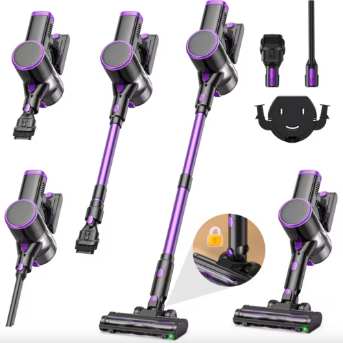 Lubluelu 35Kpa 6-in-1 Self-Standing Cordless Vacuum Cleaner