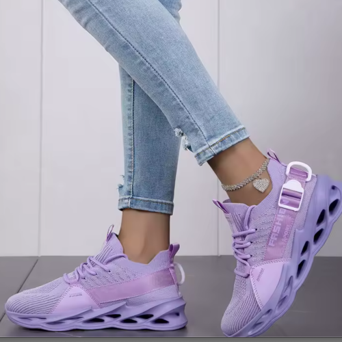 Fashion Purple Womens Casual Sneakers