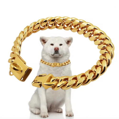 Metal Dog Collar Stainless Steel