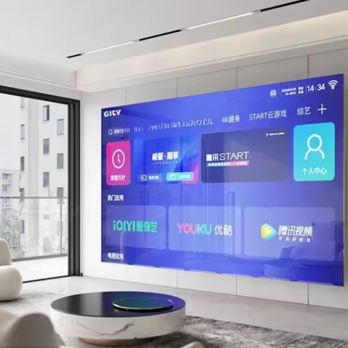 Frameless intelligent TV 100 inch