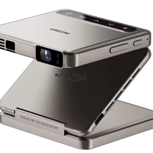 Yinzam ZIP Gold Tri-Fold Portable DLP Mini Pocket Projector